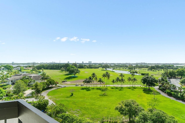 2400 Presidential Way Unit 903, West Palm Beach, FL 33401 - drone / aerial view of a golf course and a nearby body of water