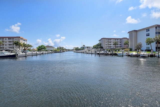 930 Dogwood Dr Unit 358, Delray Beach, FL 33483 - water view featuring a dock