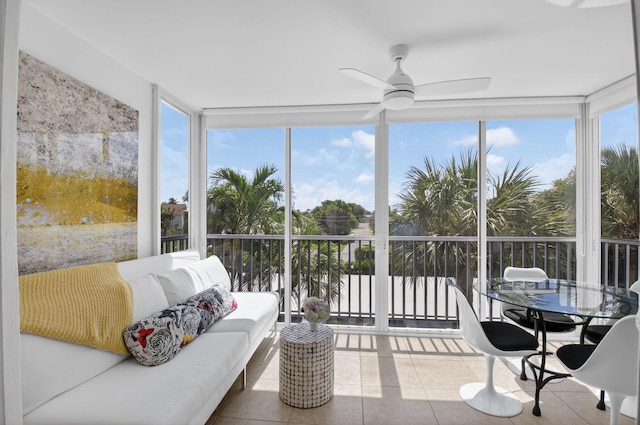 930 Dogwood Dr Unit 358, Delray Beach, FL 33483 - sunroom / solarium with tile patterned flooring and floor to ceiling windows