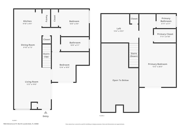 1864 Adventure Pl Unit 1864, North Lauderdale, FL 33068 - view of home floor plan