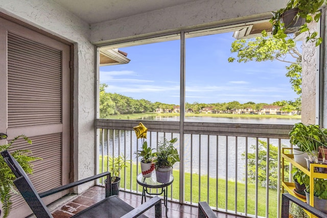 866 NW 92nd Ave, Plantation, FL 33324 - sunroom / solarium with a water view and healthy amount of natural light