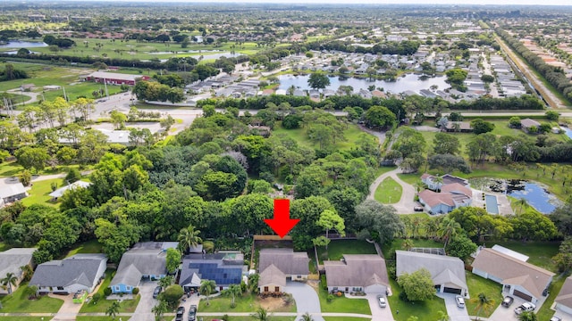 6170 Serene Run, Lake Worth, FL 33463 - aerial overview of property's location with nearby suburban area and a nearby body of water