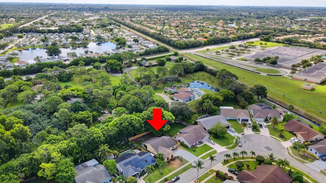 6170 Serene Run, Lake Worth, FL 33463 - aerial view of property and surrounding area with a large body of water and nearby suburban area