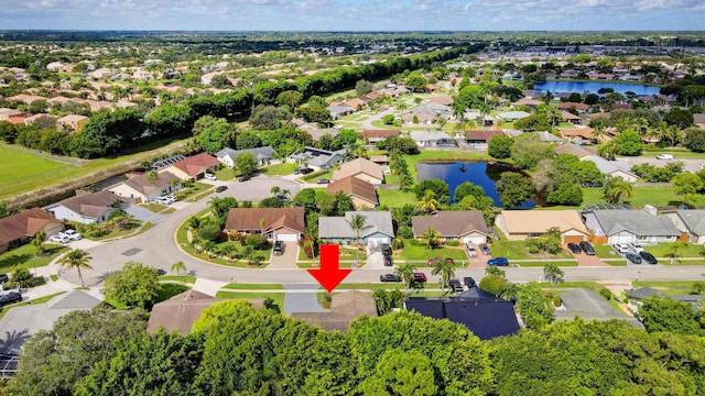 6170 Serene Run, Lake Worth, FL 33463 - aerial perspective of suburban area featuring a nearby body of water