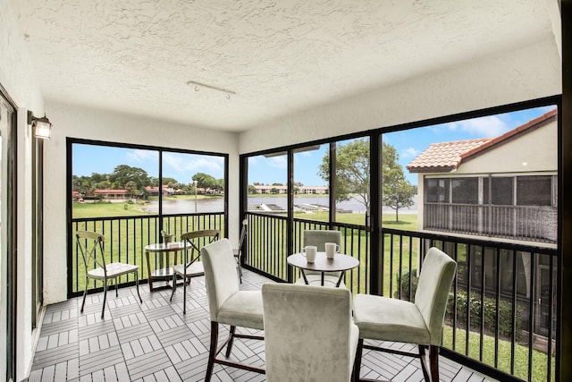 1102 Republic Ct, Deerfield Beach, FL 33442 - sunroom with a water view