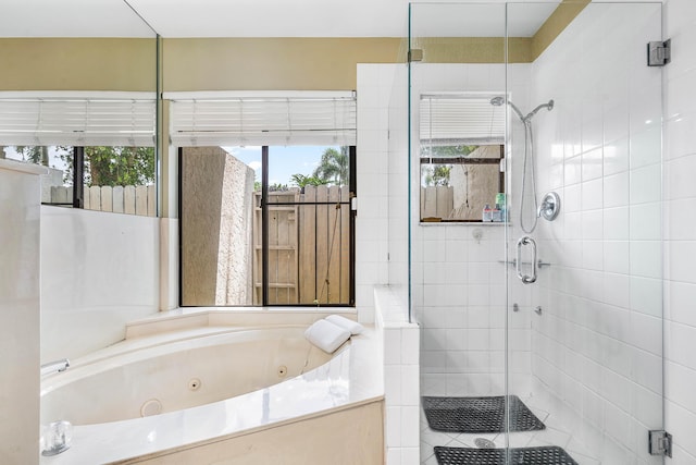 2029 Greenview Cove Dr, Wellington, FL 33414 - full bathroom with a stall shower and a whirlpool tub