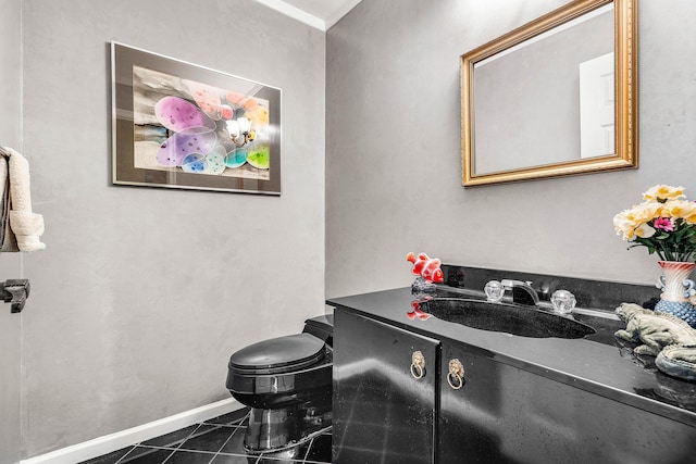 2029 Greenview Cove Dr, Wellington, FL 33414 - half bath featuring tile patterned flooring and vanity