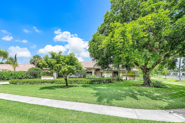 2029 Greenview Cove Dr, Wellington, FL 33414 - view of front of home featuring a front yard and stucco siding