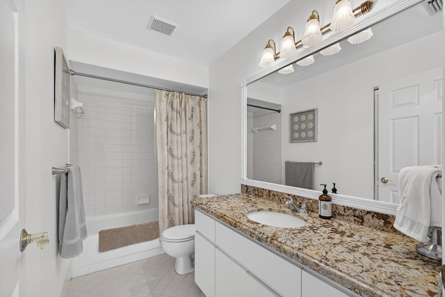 4640 Homestead Way Unit 39, West Palm Beach, FL 33417 - bathroom featuring vanity, tile patterned floors, and shower / tub combo