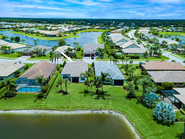 649 SE Monteiro Dr, Port Saint Lucie, FL 34984 - aerial perspective of suburban area with a nearby body of water