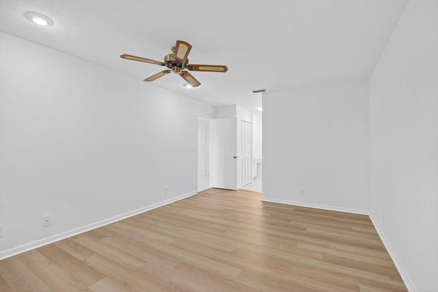 5791 Spindle Palm Ct Unit D, Delray Beach, FL 33484 - unfurnished room featuring ceiling fan and light wood-style floors