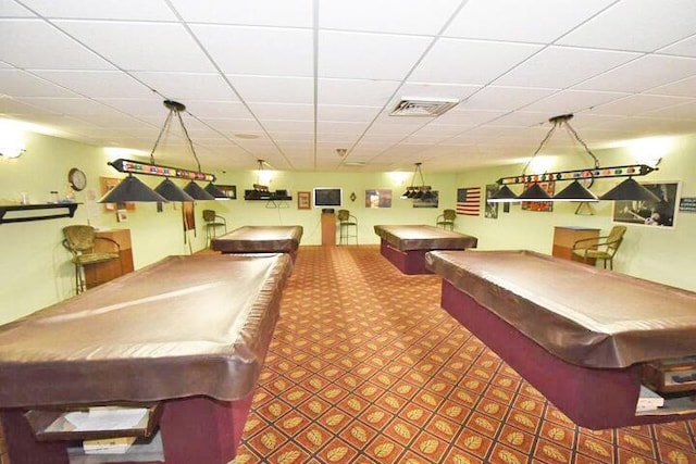 5791 Spindle Palm Ct Unit D, Delray Beach, FL 33484 - rec room featuring billiards