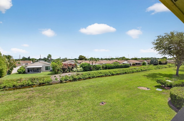 5235 Europa Dr Unit K, Boynton Beach, FL 33437 - view of grassy yard with a residential view