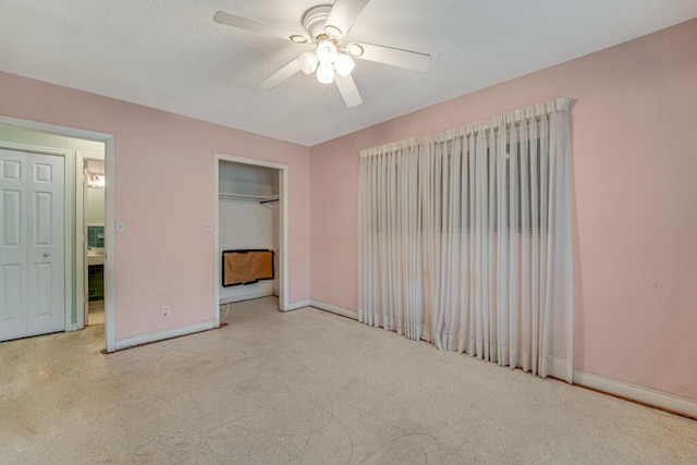 4840 Pineaire Ln, West Palm Beach, FL 33417 - unfurnished bedroom with ceiling fan and a closet
