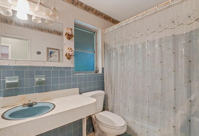 4840 Pineaire Ln, West Palm Beach, FL 33417 - full bath with tile walls and vanity