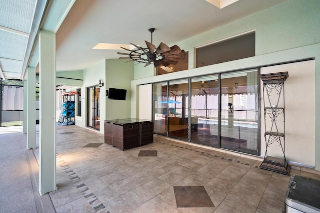 3003 SW Seaboard Ave, Palm City, FL 34990 - view of patio featuring a ceiling fan