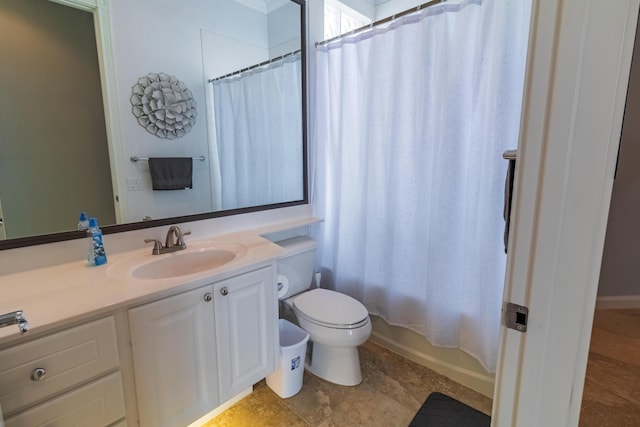 11355 SW Rockingham Dr, Port Saint Lucie, FL 34987 - bathroom featuring vanity and shower / tub combo with curtain