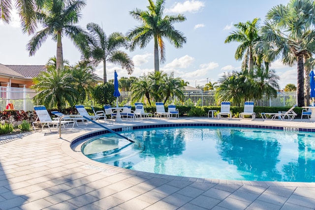 11355 SW Rockingham Dr, Port Saint Lucie, FL 34987 - community pool featuring a patio area