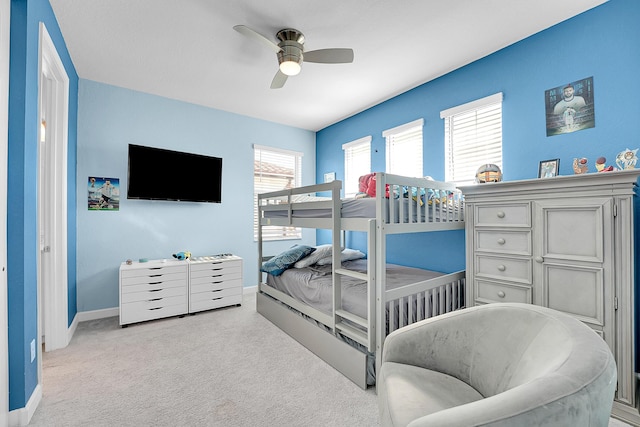 1120 Wandering Willow Way, Loxahatchee, FL 33470 - bedroom with carpet flooring and a ceiling fan