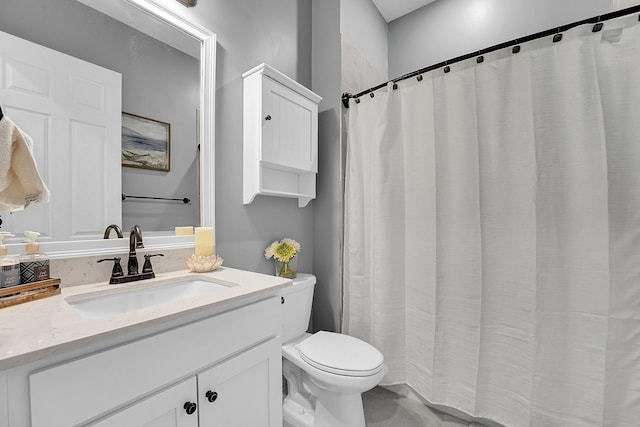 1120 Wandering Willow Way, Loxahatchee, FL 33470 - bathroom with vanity and curtained shower