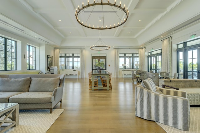1120 Wandering Willow Way, Loxahatchee, FL 33470 - community lobby featuring recessed lighting and coffered ceiling
