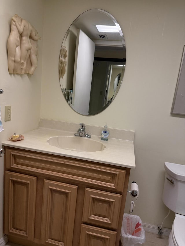 2400 S Ocean Dr S Unit 1011, Fort Pierce, FL 34949 - half bath featuring toilet and vanity