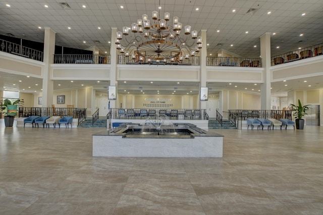 188 Upminster I Unit 188, Deerfield Beach, FL 33442 - lobby featuring a towering ceiling