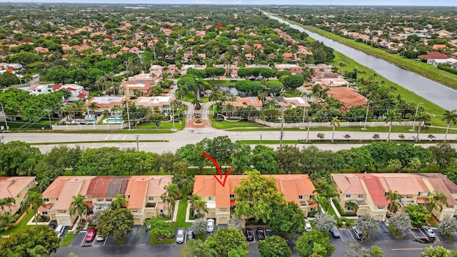 3469 Deer Creek Palladian Cir, Deerfield Beach, FL 33442 - aerial view of residential area featuring a nearby body of water