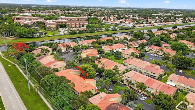 3469 Deer Creek Palladian Cir, Deerfield Beach, FL 33442 - aerial view of residential area with a nearby body of water