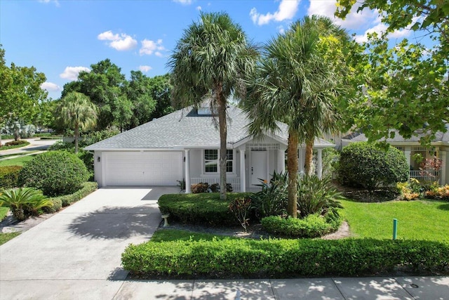 204 Clocktower Dr, Jupiter, FL 33458 - single story home featuring a garage, concrete driveway, and stucco siding