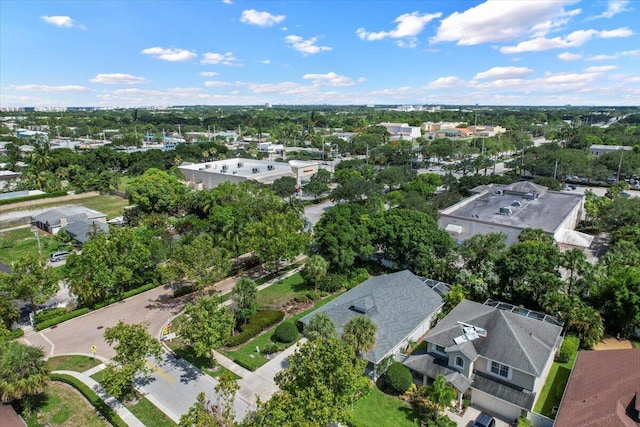 204 Clocktower Dr, Jupiter, FL 33458 - aerial view of property and surrounding area with a tree filled landscape
