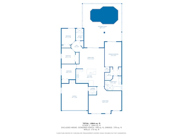 204 Clocktower Dr, Jupiter, FL 33458 - view of floor plan / room layout