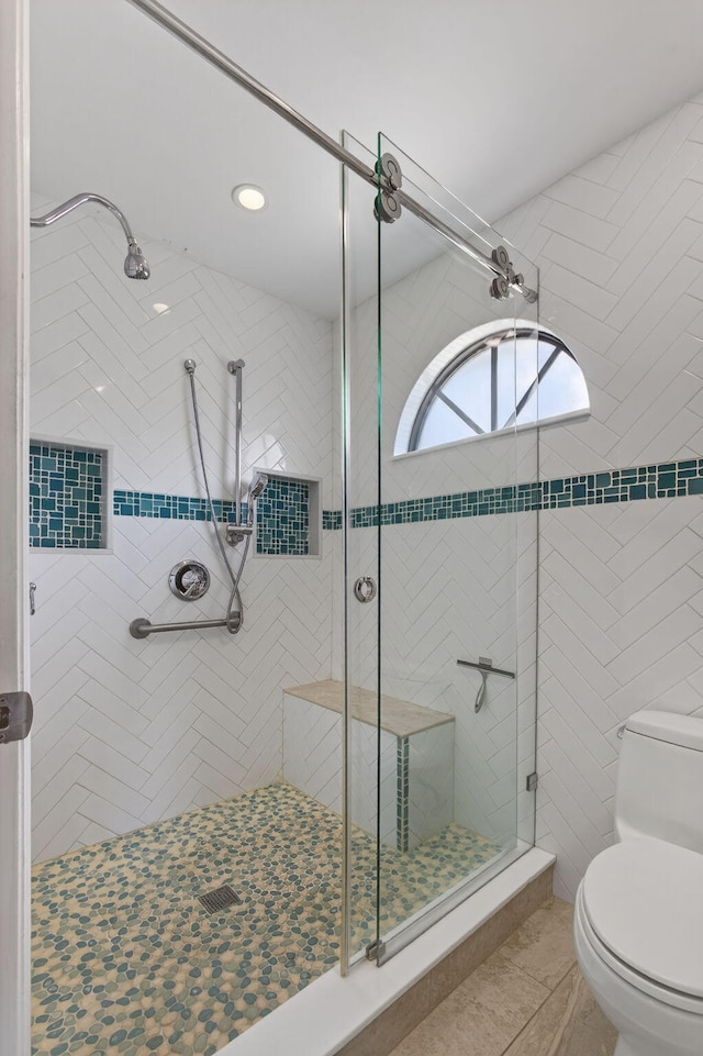 6093 Lucerne St, Jupiter, FL 33458 - full bathroom featuring a stall shower and tile patterned floors