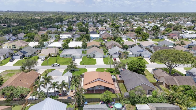 6093 Lucerne St, Jupiter, FL 33458 - aerial perspective of suburban area
