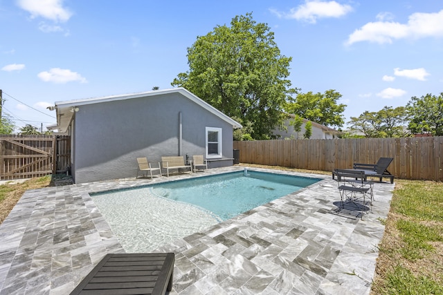 126 NW 6th Ave, Delray Beach, FL 33444 - view of swimming pool with a patio and a fenced backyard