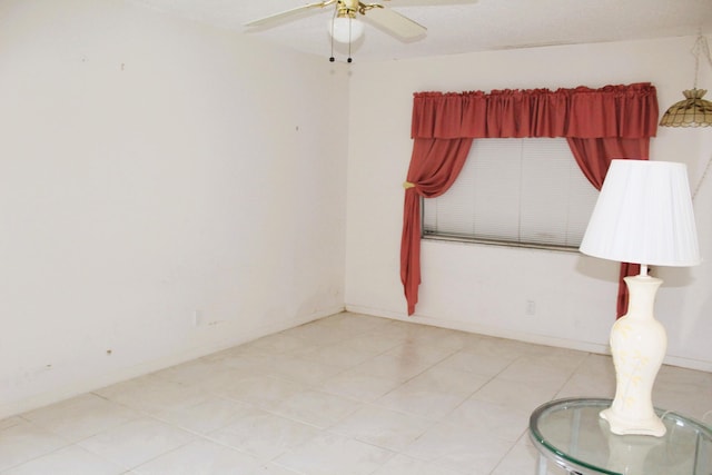 455 High Point Blvd Unit D, Delray Beach, FL 33445 - spare room with a ceiling fan and baseboards