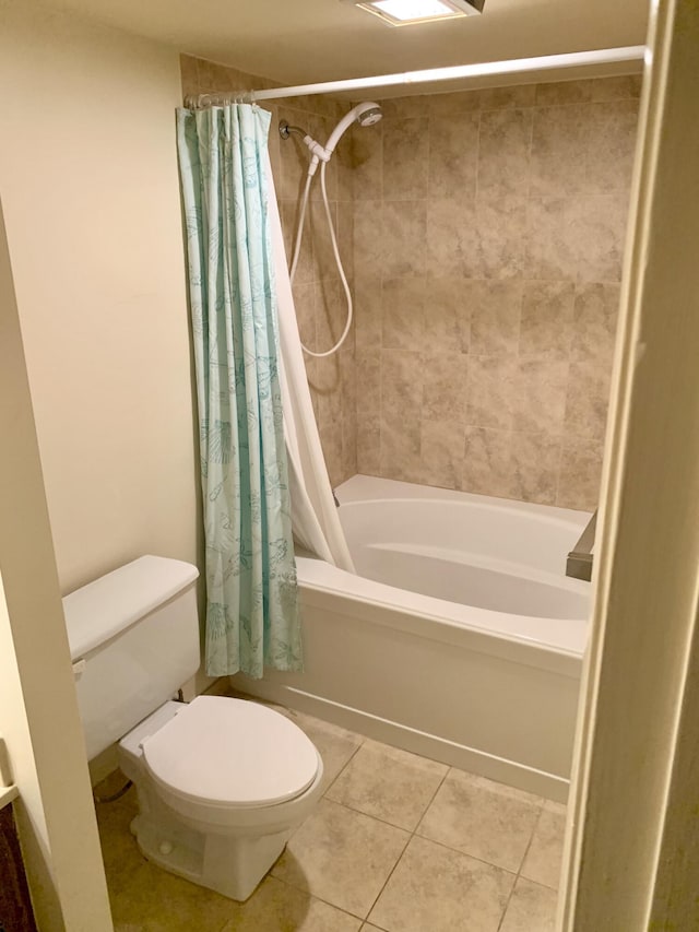 190 Charter Way, West Palm Beach, FL 33407 - bathroom featuring shower / bath combination with curtain and tile patterned flooring