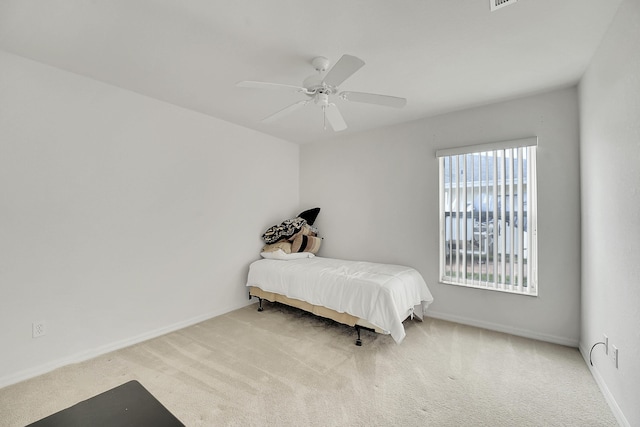 3601 SW Europe St, Port Saint Lucie, FL 34953 - bedroom with carpet flooring and ceiling fan
