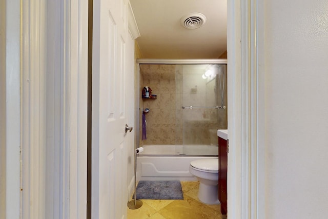 2140 White Pine Cir Unit A, Greenacres, FL 33415 - full bathroom with vanity, tile patterned floors, and enclosed tub / shower combo