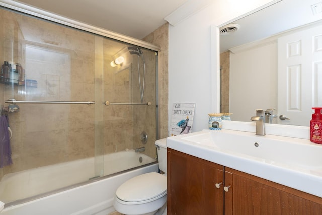 2140 White Pine Cir Unit A, Greenacres, FL 33415 - full bathroom with vanity and bath / shower combo with glass door