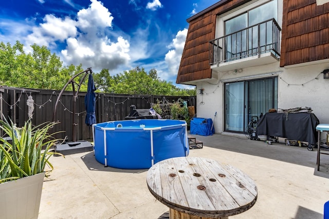 2140 White Pine Cir Unit A, Greenacres, FL 33415 - patio / terrace with a fenced backyard and a patio area