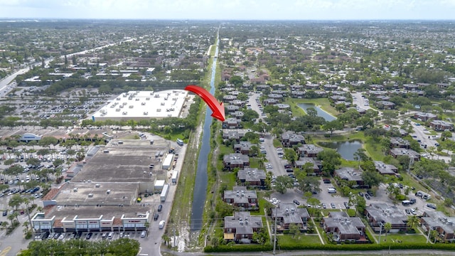 2140 White Pine Cir Unit A, Greenacres, FL 33415 - aerial view of property and surrounding area with a nearby body of water