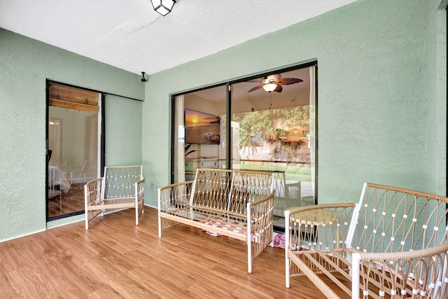 5914 SE Mitzi Ln, Stuart, FL 34997 - sunroom with ceiling fan