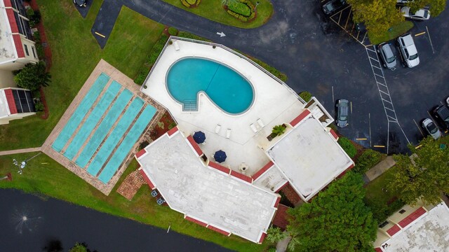 2050 Oleander Blvd Unit 5301, Fort Pierce, FL 34950 - bird's eye view of a pool