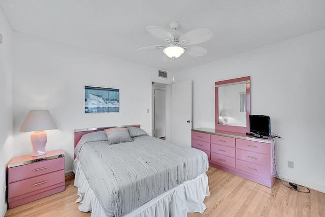 15126 Ashland St Unit 250, Delray Beach, FL 33484 - bedroom with light wood finished floors and ceiling fan