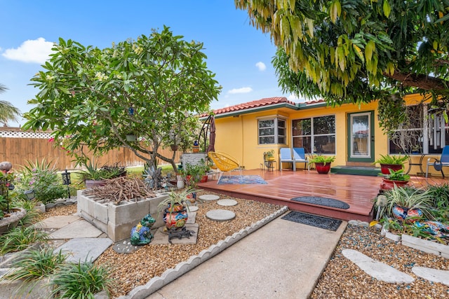 1802 Lake Osborne Dr, Lake Worth Beach, FL 33461 - view of patio / terrace with a deck
