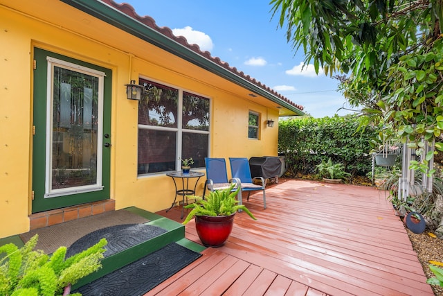 1802 Lake Osborne Dr, Lake Worth Beach, FL 33461 - view of wooden deck