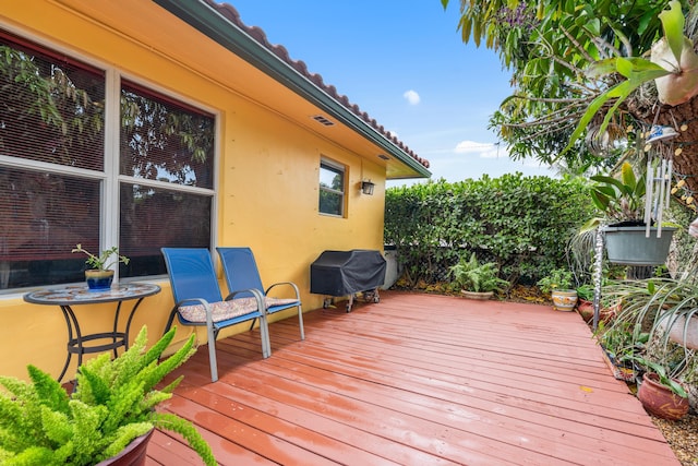 1802 Lake Osborne Dr, Lake Worth Beach, FL 33461 - deck with area for grilling