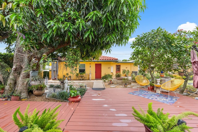 1802 Lake Osborne Dr, Lake Worth Beach, FL 33461 - view of wooden terrace
