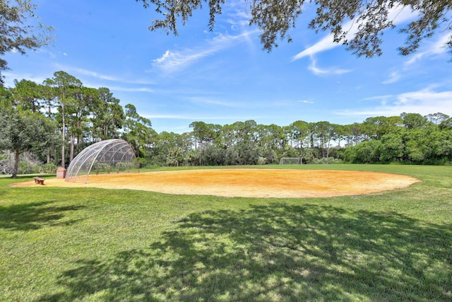 650 NE Waters Edge Ln, Port Saint Lucie, FL 34983 - view of property's community with view of wooded area and an area for soccer